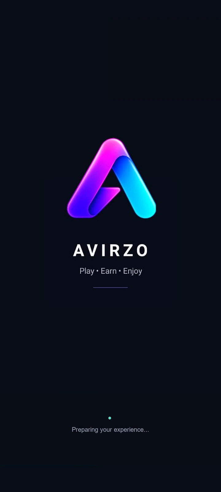 Real AVIRZO App launch app screen